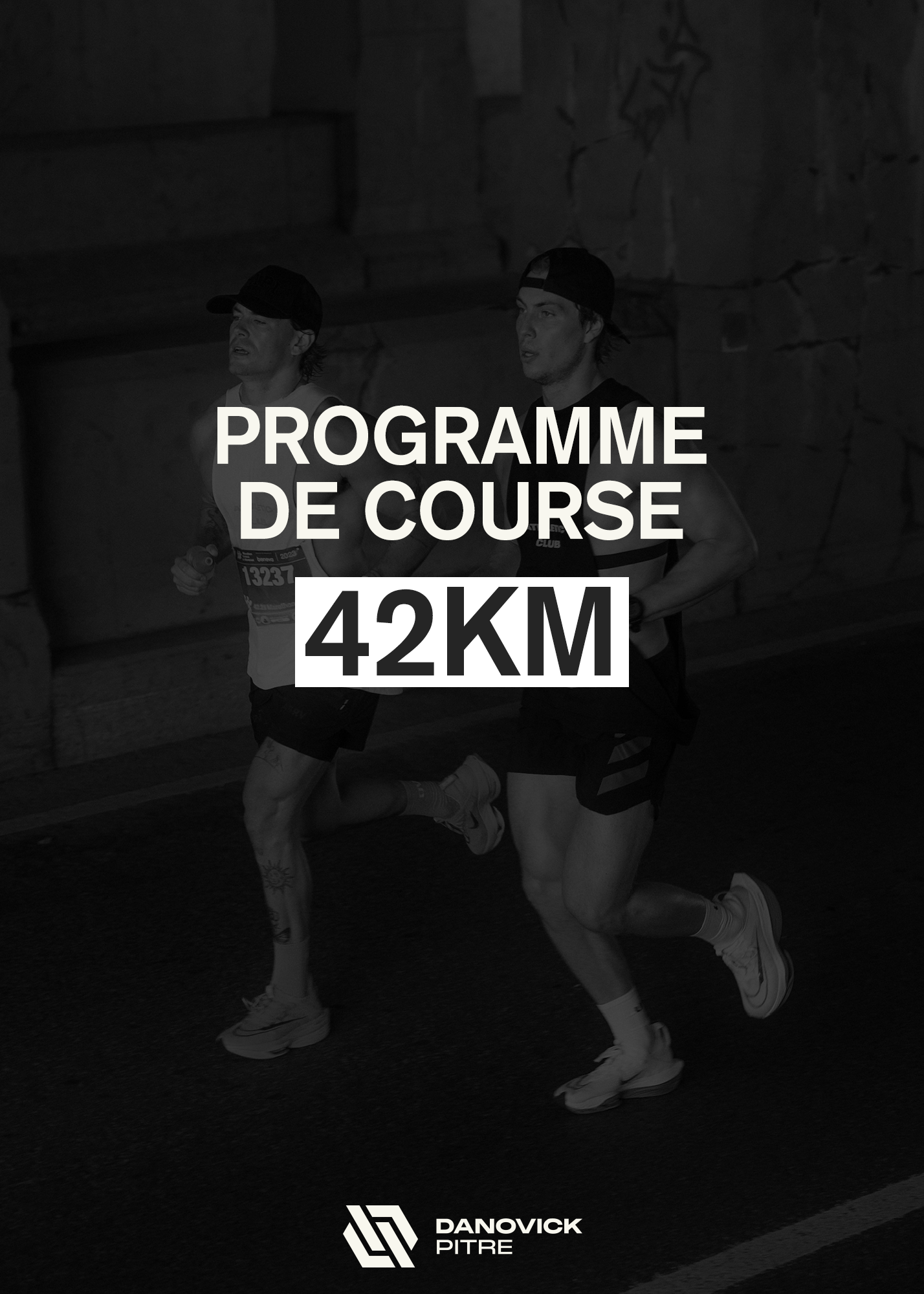 Programme de course Marathon