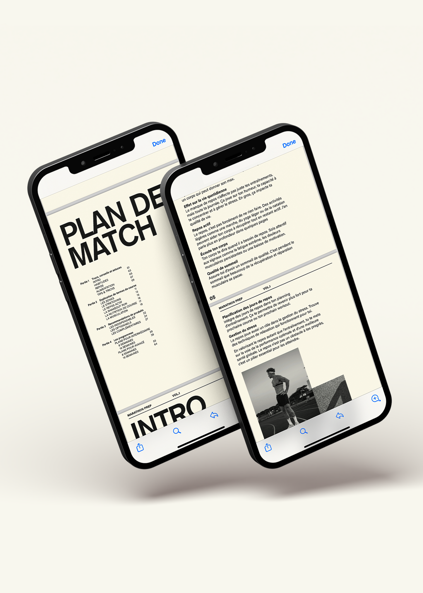 Programme de course Demi-Marathon